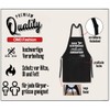 OM3® BBQ Aprons Aprons Kitchen Apron for Adults Unisex, Black