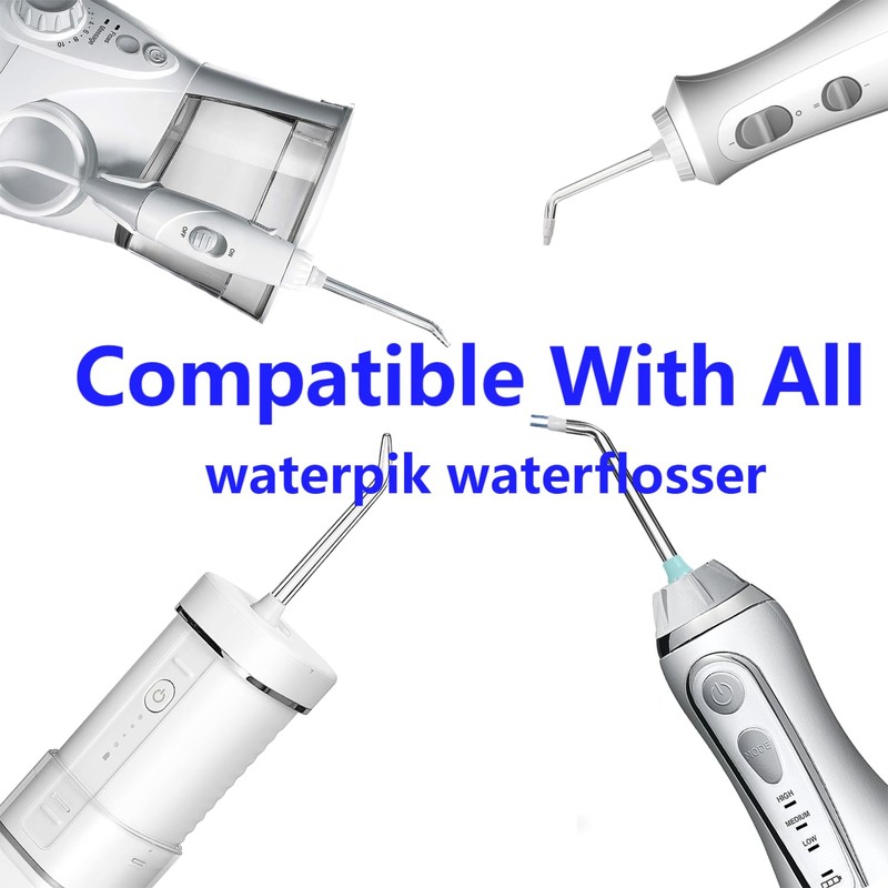 Oralion Compatible With Waterpik Water Flossers Replacement TipsHWP663 (2 Classic