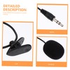 FUNOMOCYA 8pcs Clip Lavalier Microphones Portable Pvc Phone Microphones for