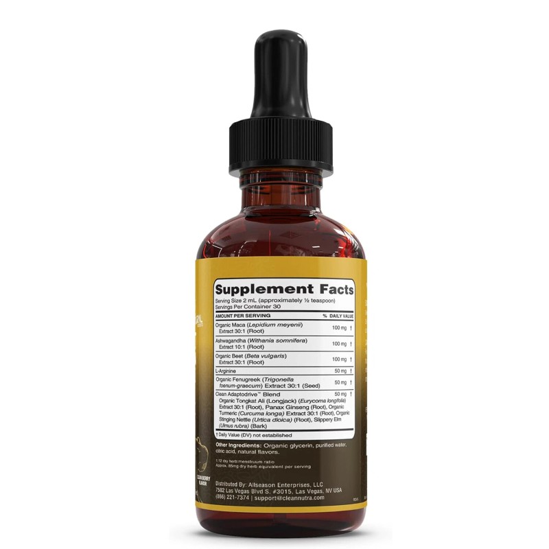 No Brand Clean Nutra Organic Maca Root Drops | Immune,Gut