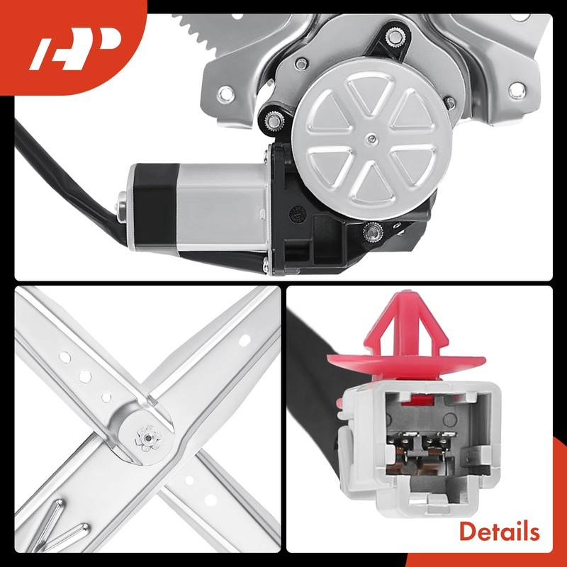 A-Premium Power Window Regulator with Motor Compatible with Honda Civic