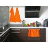 Lashuma Lisbon Kitchen Towels, Orange, Set of 3, 50 x