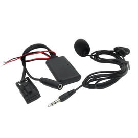 SUIOPPYUW Cars Bluetooth-Compatible Mini Hands Free Audio Cable Wireless Music Adapter Cables Receiver Replacement Parts