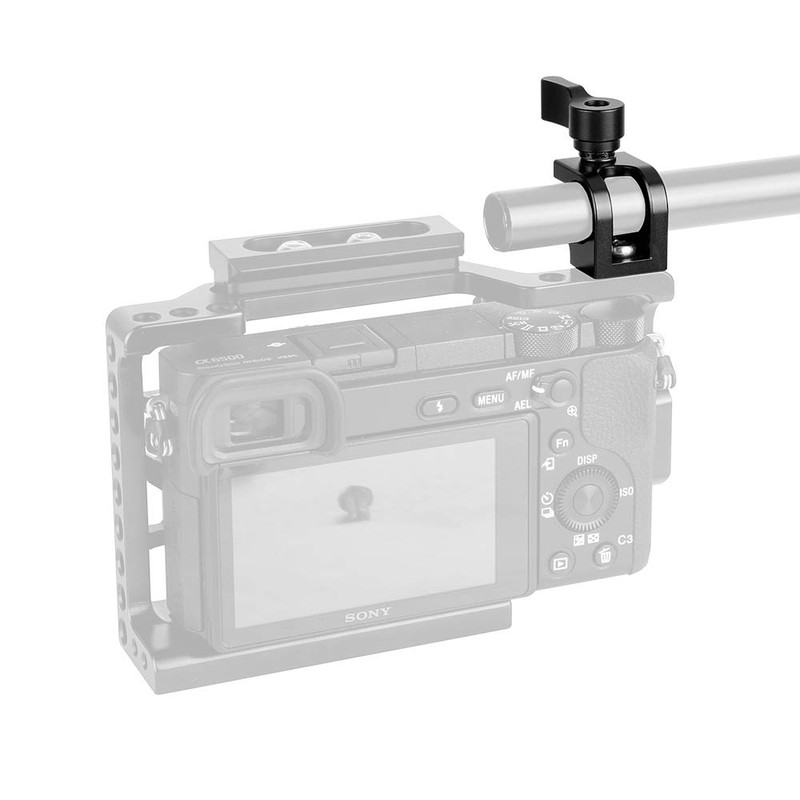 CAMVATE 15 mm Single Rod Clamp Install on 1/4 "-20