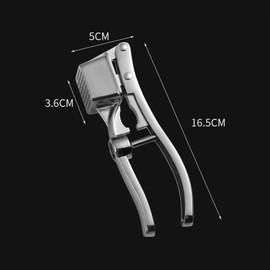 Garlic Press, Garlic Press Stainless Steel, Aluminum Alloy Multifunctional Three-in-one Easy-to-clean Kitchen Tool, Garlic Masher Suitable for Garlic Pressing Core Removal Walnut Opening