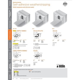 Zero International Self-Adhesive Weatherstrippi