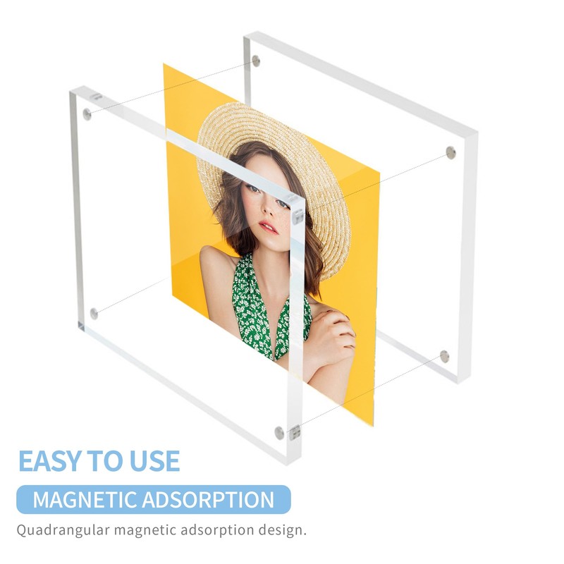 Sezanrpt 3 Pack Acrylic Picture Frames 3x3, 3 x 3