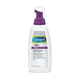 Cetaphil PRO DermaControl Oil Removing Foam Wash, 8 Fl Oz (Pack of 3) - Packaging May Vary