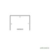 Cover Profile Aluminium Perforated Sheet 2000 mm U-Profile Exterior Decor