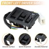 X AUTOHAUX Front Right Driver Side Power Window Switch Window