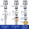 4 Pack Faucet Adapter Set, Quick Connect Sink Tap to