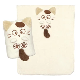 Skater TOH1-A Water Absorbent, Quick Drying, Hair Drying Towel, Tama & Friends, Would You Like To Tame My House? Length 15.7 x Width 39.4 inches (40 x 100 cm)