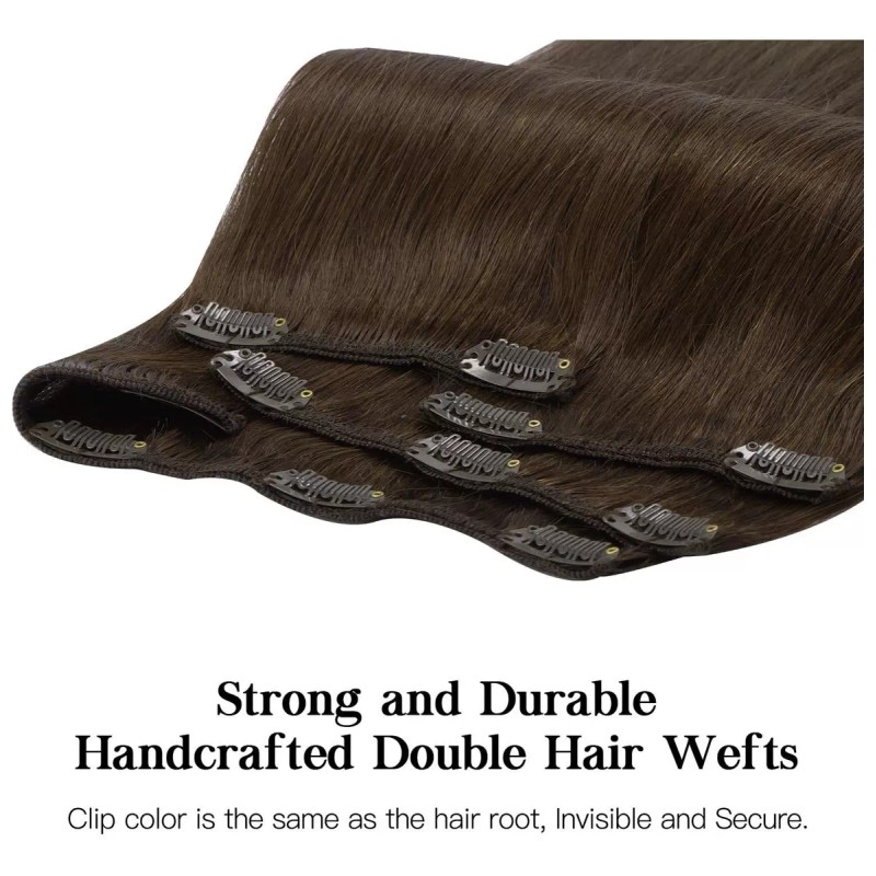 Hotbanana Extensiones Cabello 14in Marrón Oscuro 120gr