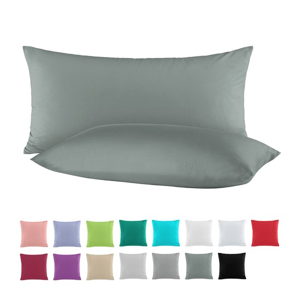 2 x of Reinforced Cotton Pillowcases, Cushion Covers, 40 x