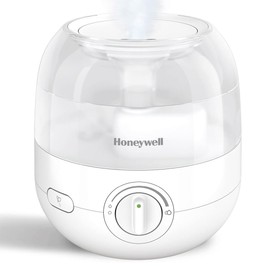 Honeywell Mini Cool Mist humidifier, Easy to Fill and Clean, humidifier for small Bedroom, Kids Rooms, or office. Ultra Quiet Operation and Auto Shut-Off - White, HUL525W