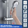 Adjustable Shower Head Holders, Universal 18-25MM Pipe Diameter Shower Holder