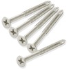Cauldham Satin Nickel Wood Screws #9 x 2-1/4 Inch for