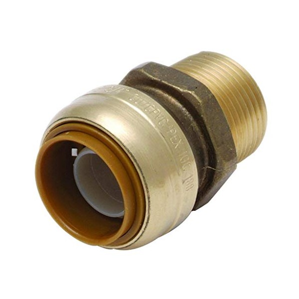 CASH ACME GIDDS-421319LF Sharkbite Push Fit Male Adapter, 3/4" x
