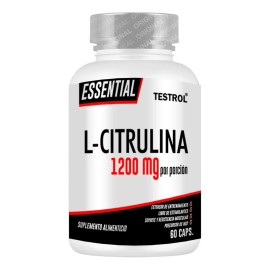 L-citrulina 1200mg Testrol Essential 60 Cápsulas sin sabor