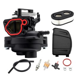Wzythusn 285318 carburetor with Air Filter and Cover Compatible with Craftsman M220 M230 model 12A-A26B793 For B&S 550EX, 725EXI, 625EX, 675EX and 140cc engines,Troy-Bilt TB110