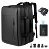 sykart Vacuum Backpack Travel with Pump, 60L Expandable Vacuum Compression
