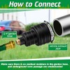 Qualirey 2 Pack Pest Control Exhaust Pipe Attachment Transport Exhaust