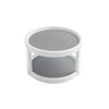 2 Tier 10 Inch Non Skid Spice Rack Turntable, 25cm