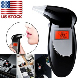 Geartronics Digital LCD Police Breath Breathalyzer Test Alcohol Tester Analyzer Detector -