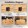 (10 Pack) E-Track Connector,Bolt-on Steel Trailer E Track Accessory Connector,Bolt-on