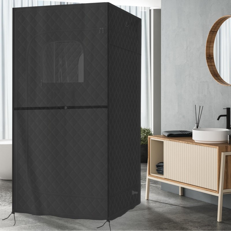 Safipotts Sauna Cover, Heavy Duty Waterproof Sauna Cover for Portable