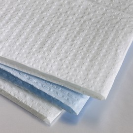 Graham Medical 70170N Towel, 3 Ply, 13.5"w x 18"l, Overall Emboss (Pack of 500), White