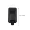 Yardwe Single Hole Junction Box Marine Wire Cable Clips Black