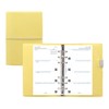 Filofax Domino Soft Organizer, Personal Size, Lemon - Smooth, Leather-Look,