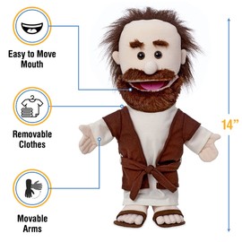 14" Joseph, Bible Character, Hand Puppet