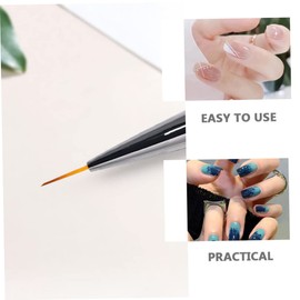 FRCOLOR 2pcs Nail Art Brushes Set for Nail Practice Hand for Women Diy Manicure Pen