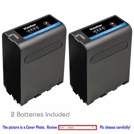 Kastar NP-F990 PRO Battery for Sony HXR-MC1500 HXR-MC2000 HXR-MC2500 HXR-NX100 - 4 Batteries