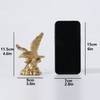 Hosoncovy Small Eagle Figurine Ornament Resin Eagle Sculpture Eagle Statue