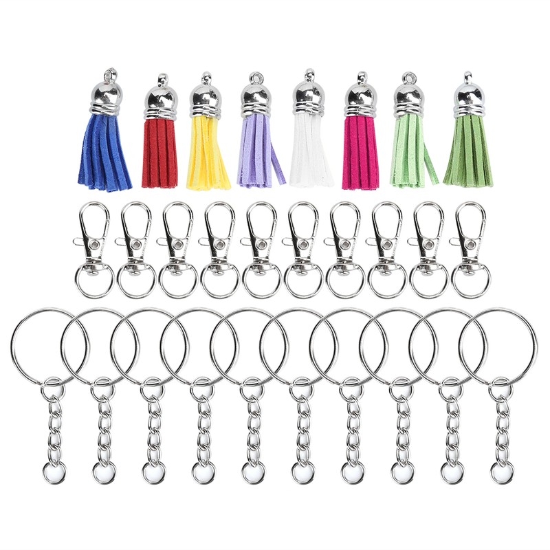 Key Chain Tassel Set Mixed Color Zinc Alloy Mobile Phone
