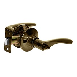 Hermex Basic CEMA-2BB Cerradura Basic manija, cil metal, baño, latón antiguo, color Latón antiguo, pack of/paquete de 1