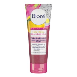 Biore Clear and bright pore refining exfoliation. Contents: 100 ml - with yuzu citrus and dragon fruit extracts
