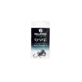 Pallatrax GRIPZ Straight Point Fishing Hooks - Carp Fishing Hooks - Award Winning Fishing Hooks (Size 6 - Straight Point)