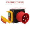 Machine Switch, Emergency Stop Switch, 400 V, 3 Phases with