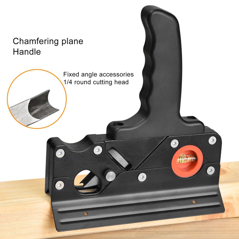 Chamfer Plane Aluminum Alloy Woodworking Hand Planer for Quick Edge
