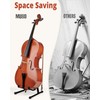 MUSO Cello Stand with Bow Holder,A-Frame Floor Stand with Padded