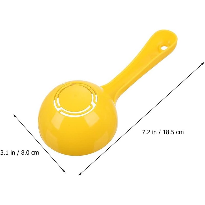 2Pcs Yellow Rice Paddle Scoop Mold for Rice Ball Making,Non-Stick