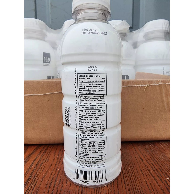 Faber Distilled Liquid Hand Sanitizer - Case Of 12/16.9oz Bottles