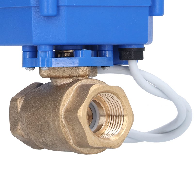 Shanrya Electric Ball Valve, CWX-15N-CR01-DC12V-DN15, Stainless Steel, Brass, Bronze, Motorized