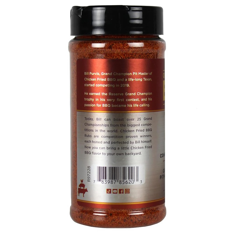 Chicken Fried BBQ Texas Sweet Grind Competition BBQ Rub 11.4