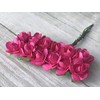 OOKI-144 Pcs 15mm Artificial Mulberry Paper Rose Flower Wedding Scrapbook
