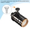 sourcing map 2Pcs Lamp Turn Knob On/Off Lamp Switch Replacement